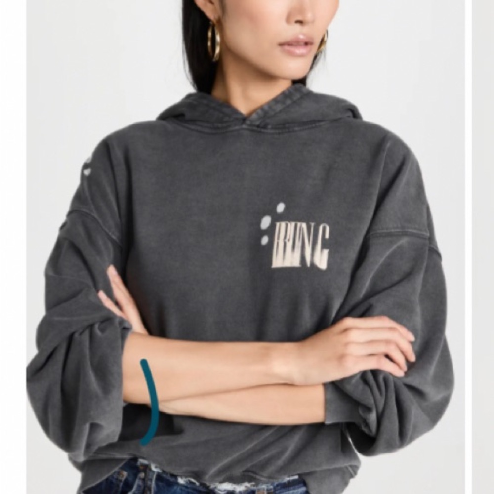 Anine Bing bleached Alec hoodie